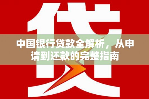 陆川中国银行贷款全解析，从申请到还款的完整指南