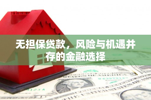 陆川无担保贷款，风险与机遇并存的金融选择