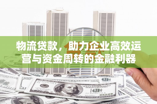 陆川物流贷款，助力企业高效运营与资金周转的金融利器