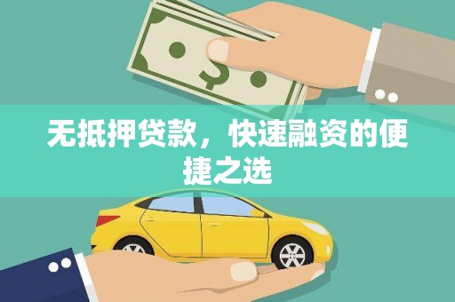 陆川无抵押贷款，快速融资的便捷之选