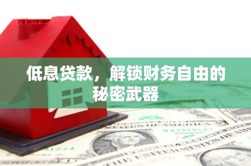 陆川低息贷款，解锁财务自由的秘密武器
