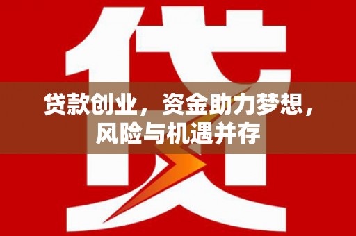 陆川贷款创业，资金助力梦想，风险与机遇并存