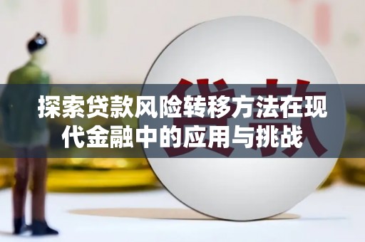 陆川探索贷款风险转移方法在现代金融中的应用与挑战