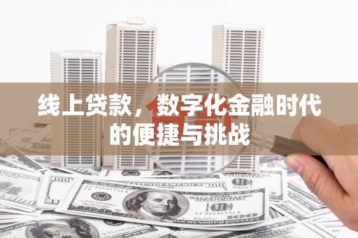 陆川线上贷款，数字化金融时代的便捷与挑战