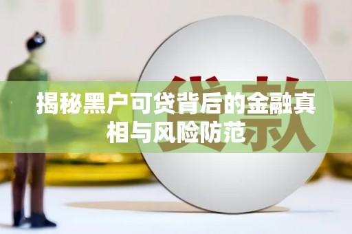 陆川揭秘黑户可贷背后的金融真相与风险防范