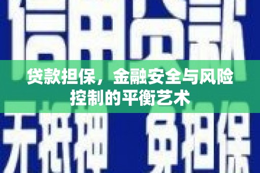 陆川贷款担保，金融安全与风险控制的平衡艺术