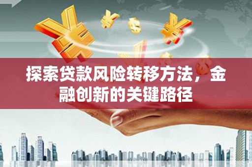 陆川探索贷款风险转移方法，金融创新的关键路径