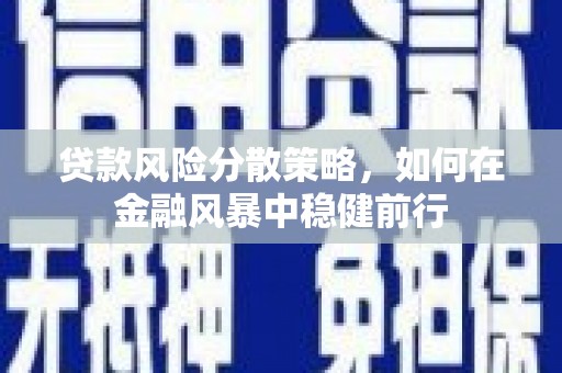 陆川贷款风险分散策略，如何在金融风暴中稳健前行