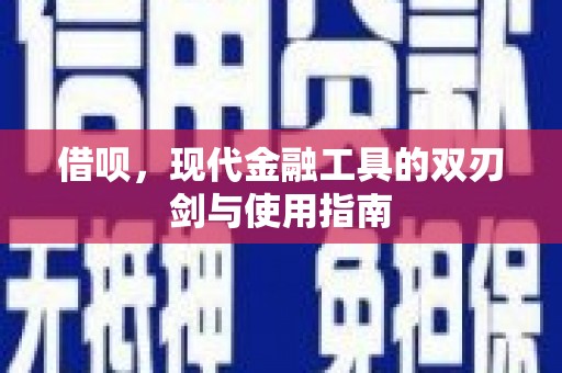 陆川借呗，现代金融工具的双刃剑与使用指南