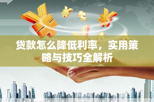陆川贷款怎么降低利率，实用策略与技巧全解析