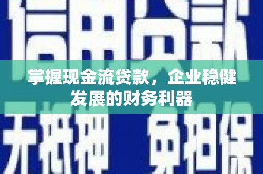 陆川掌握现金流贷款，企业稳健发展的财务利器