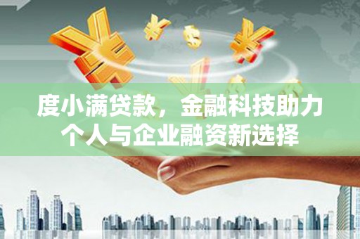 陆川度小满贷款，金融科技助力个人与企业融资新选择