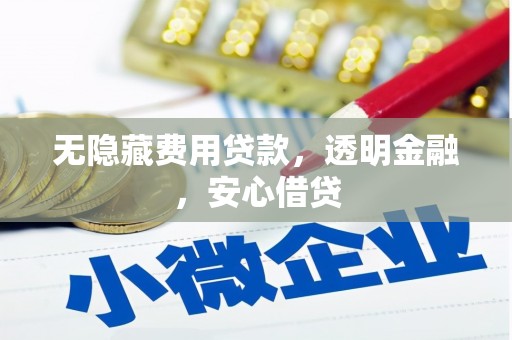 陆川无隐藏费用贷款，透明金融，安心借贷