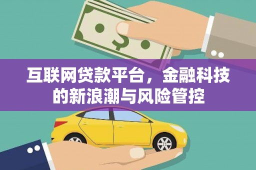 陆川互联网贷款平台，金融科技的新浪潮与风险管控