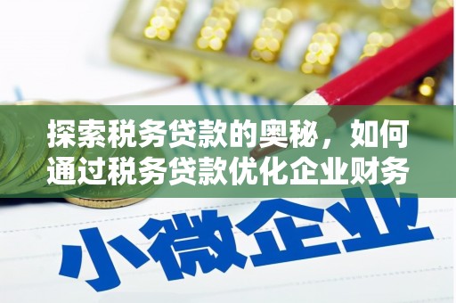 陆川探索税务贷款的奥秘，如何通过税务贷款优化企业财务