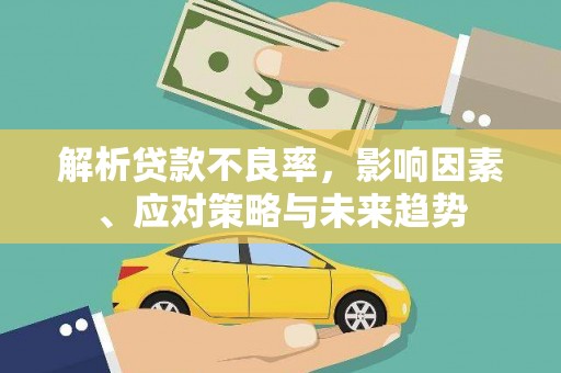 陆川解析贷款不良率，影响因素、应对策略与未来趋势