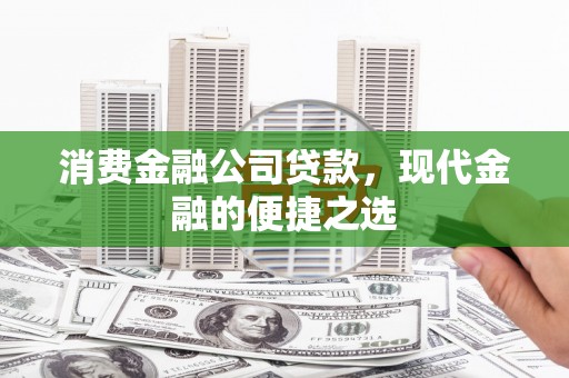 陆川消费金融公司贷款，现代金融的便捷之选