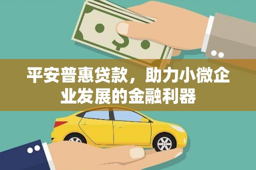 陆川平安普惠贷款，助力小微企业发展的金融利器