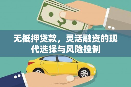 陆川无抵押贷款，灵活融资的现代选择与风险控制