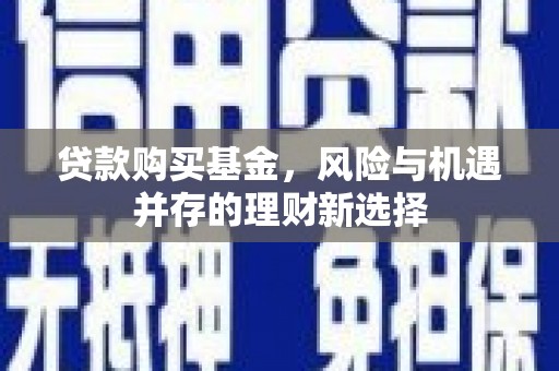 陆川贷款购买基金，风险与机遇并存的理财新选择