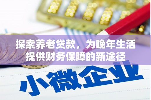 陆川探索养老贷款，为晚年生活提供财务保障的新途径