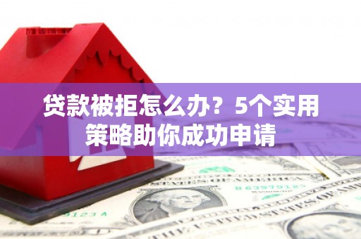 陆川贷款被拒怎么办？5个实用策略助你成功申请