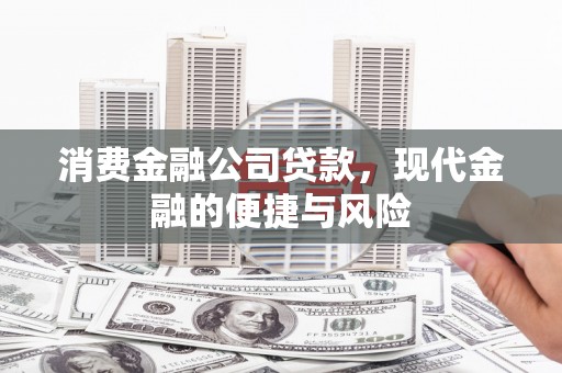 陆川消费金融公司贷款，现代金融的便捷与风险