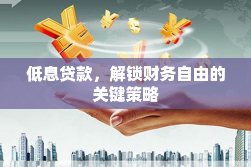 陆川低息贷款，解锁财务自由的关键策略
