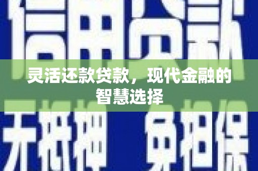 陆川灵活还款贷款，现代金融的智慧选择