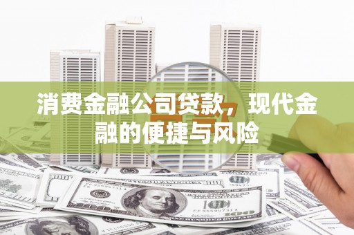 陆川消费金融公司贷款，现代金融的便捷与风险