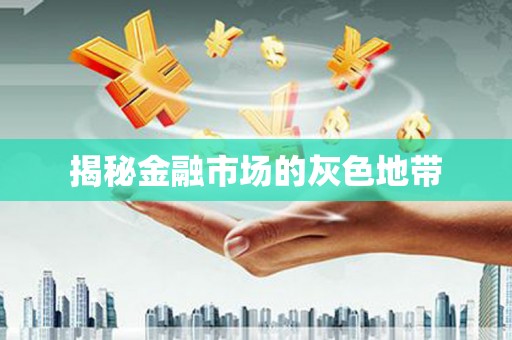 陆川揭秘金融市场的灰色地带