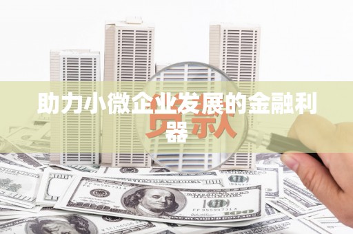 陆川助力小微企业发展的金融利器